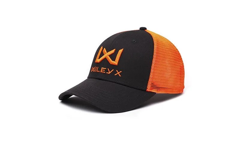SAPCA TRUCKER - GRI INCHIS/PORTOCALIU - LOGO WILEY X PORTOCALIU